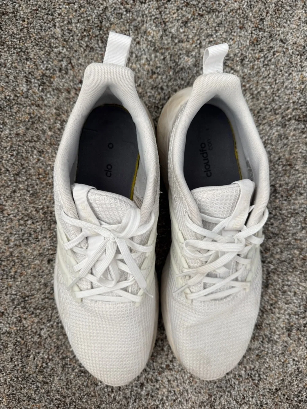 adidas Men's Athletic Sneakers in White/Cream